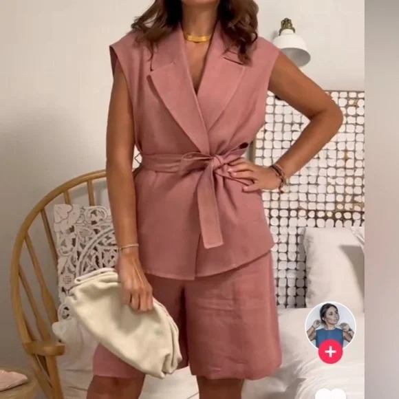 Zara linen waistcoat - Picture 4 of 5